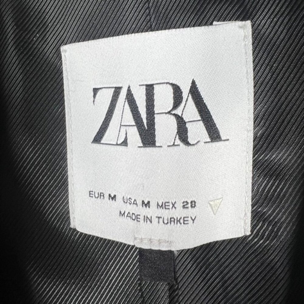 NWT ZARA BASIC Lined 2 Front Button Shoulder Pads… - image 6